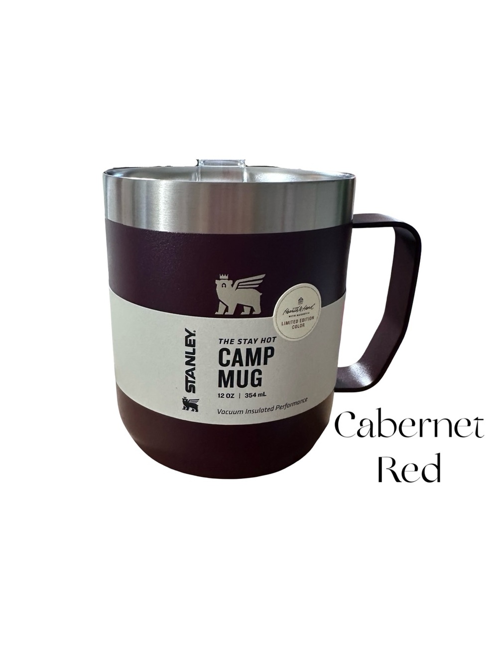 Stanley 12 oz Camp Mug “Cabernet Red”